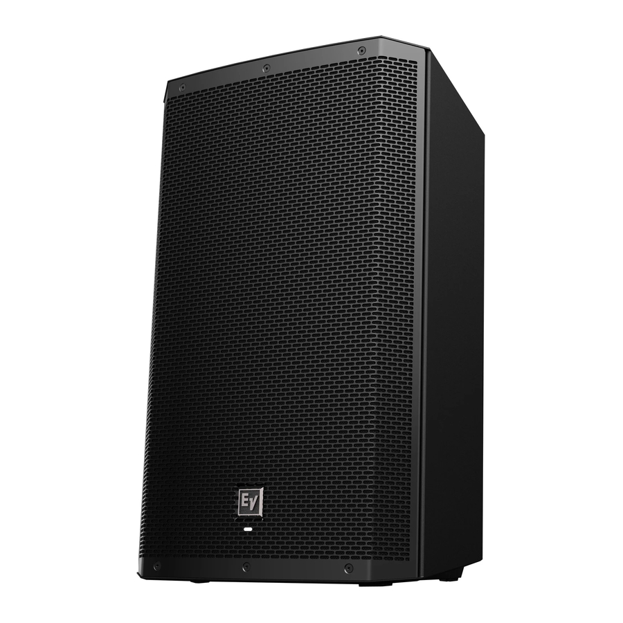 Electro-Voice ZLX-12P Quick Start Manual