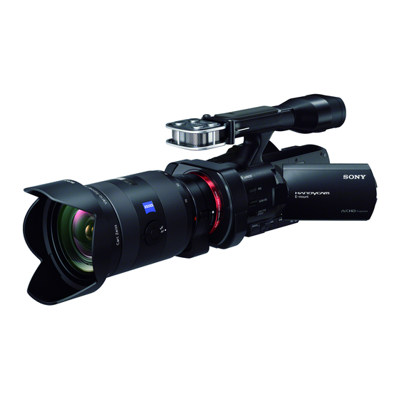 Sony NEX VG900 Quick Start Manual