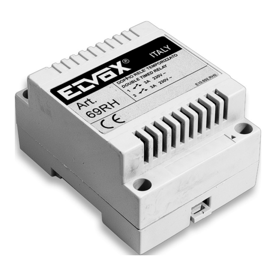 Elvox 69RH Installer's Manual