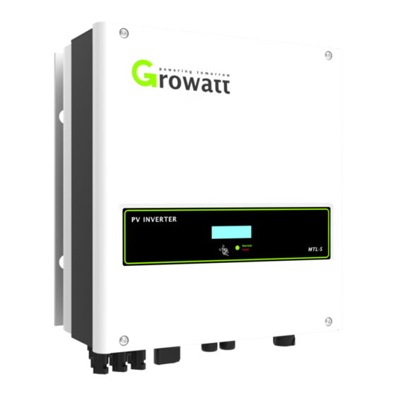 Growatt 7000MTL-S Installation & Operation Manual