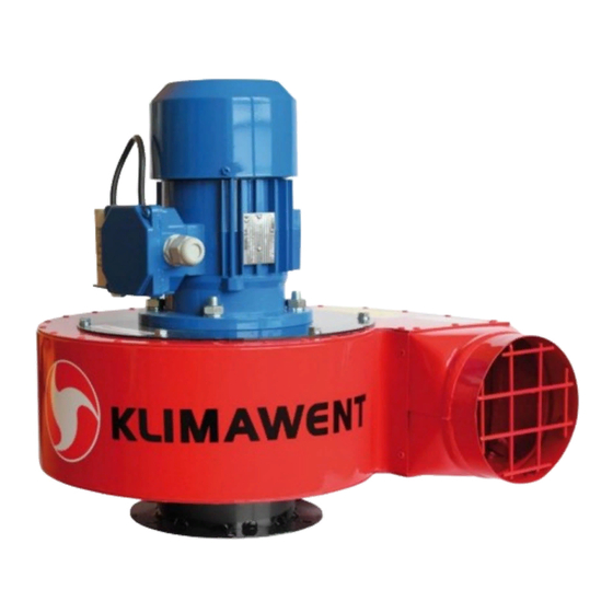 Klimawent WPA-E-N/Ex Series Use And Maintenance Manual