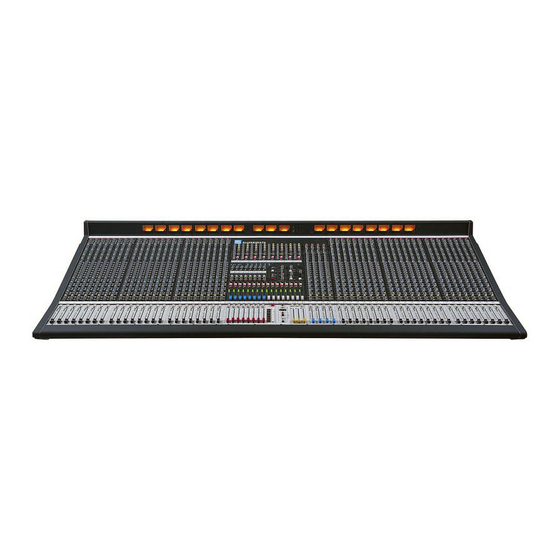 ALLEN & HEATH ML5000 Quick Start Sheet