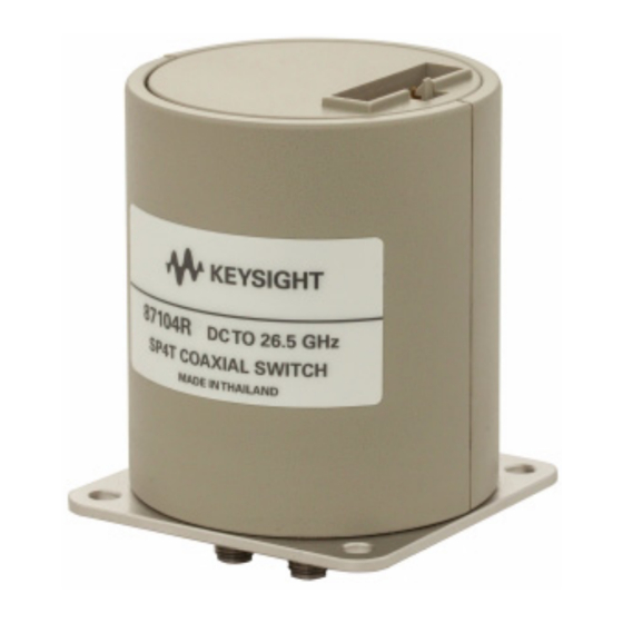 Keysight Technologies 8710 Series Operating And Service Manual