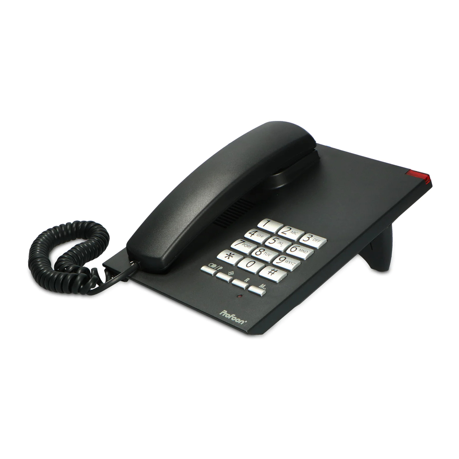 Profoon TX-310 - Analogue Telephone Manual