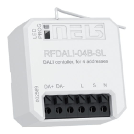 Elko RFDALI-04B-SL Manual