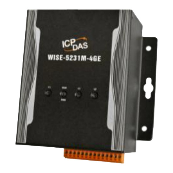 ICP DAS USA WISE-5231M-4GC Quick Start Manual