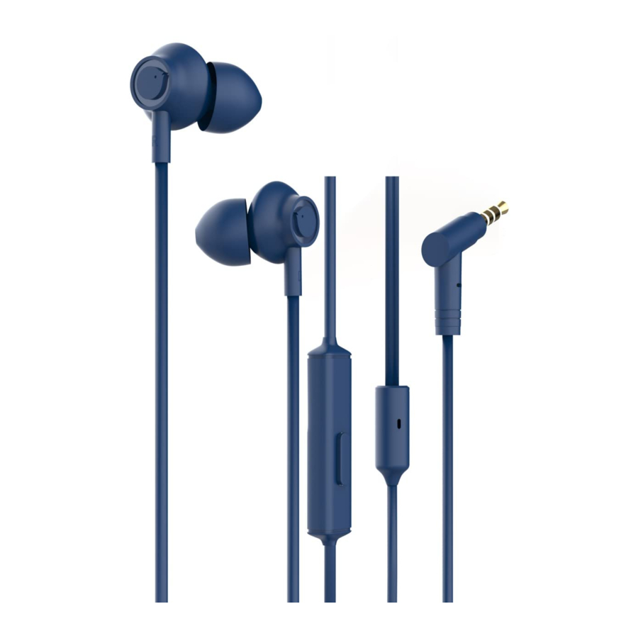 Blaupunkt EM-10 - WIRED EARPHONE Manual