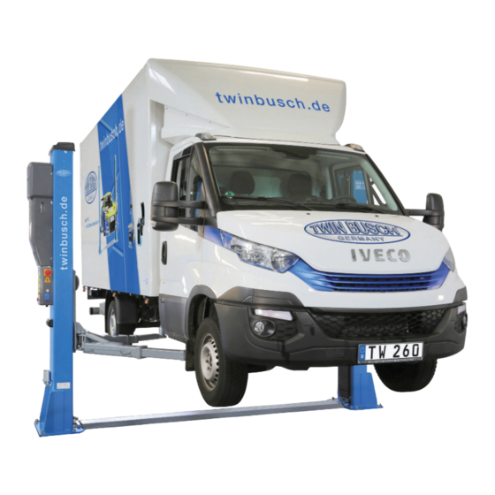 twin busch TW260 Installation, Operation And Maintenance Manual