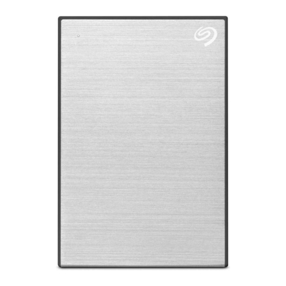 Seagate Backup Plus Slim User Manual