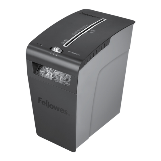Fellowes P-58Cs Instructions