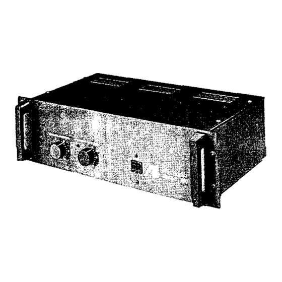 AB Amps 900 Owner's Manual