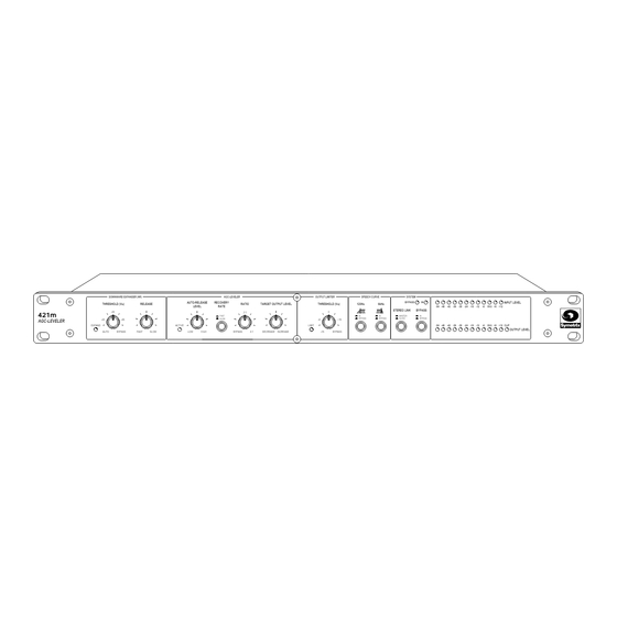 Symetrix 421m User Manual