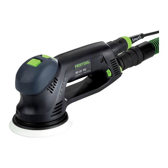 Festool RO 125 FEQ Instruction Manual