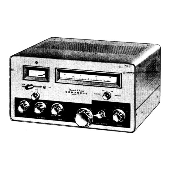Heathkit Comanche MR-1 Assembly And Operation Manual