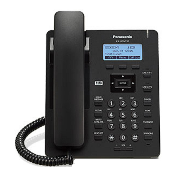 Panasonic KX-UT136 Manuals