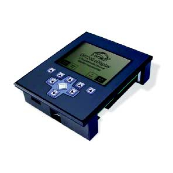Z-World eDisplay OP7200 User Manual