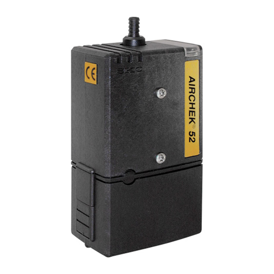 SKC AirChek 52 Operating Instructions Manual