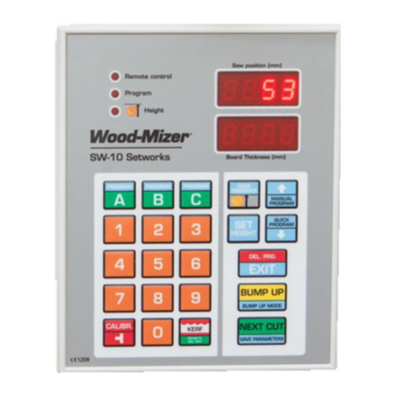 Wood-mizer SW-10 SETWORKS User Manual