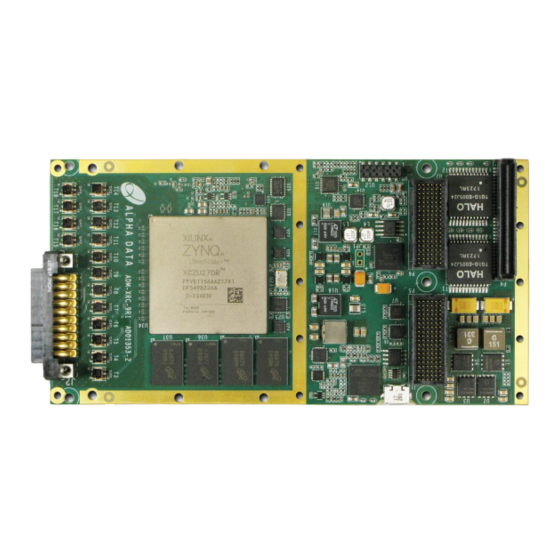 Alpha Data ADM-XRC-9R1 Manuals