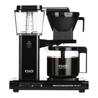 Technivorm MOCCAMASTER KBG User Manual