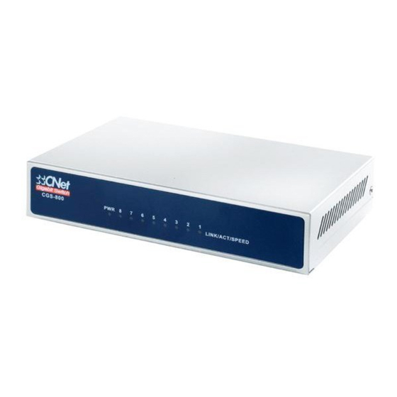 CNET CGS-800 Specifications