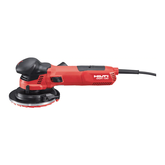 Hilti DGH 130 Manual