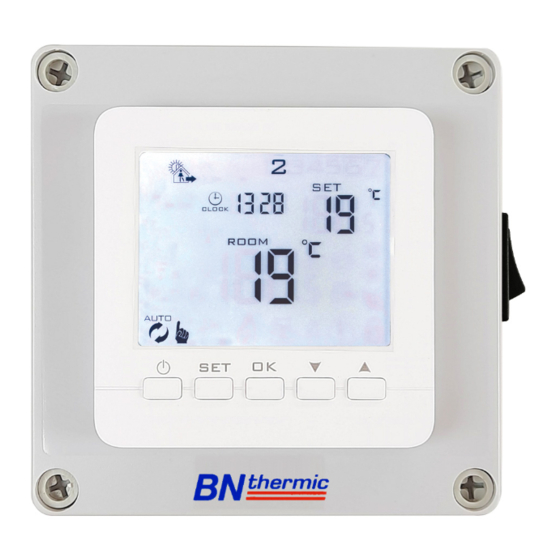 BN Thermic OUH3-DT Instructions Manual