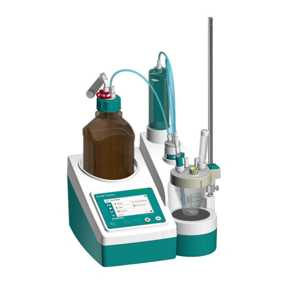 Metrohm Eco KF Titrator Product Manual
