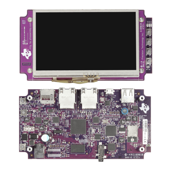 Texas Instruments Sitara AM335x User Manual