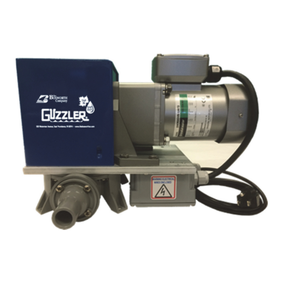 Bosworth guzzler ge-0401x Operator's Manual