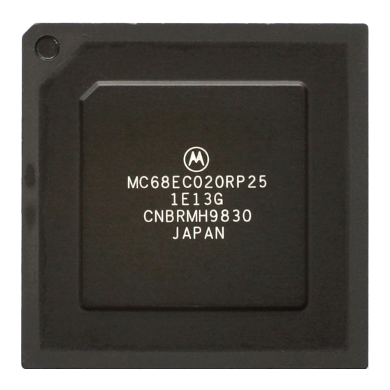 Motorola MC68020 Manuals