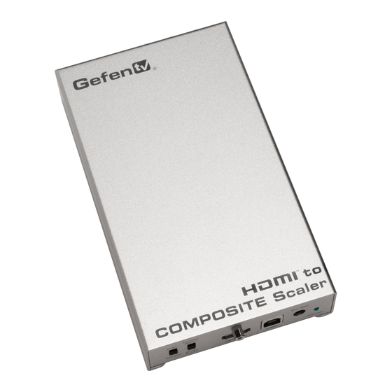 Gefen EXT-HDMI-2-COMPSVIDSN User Manual