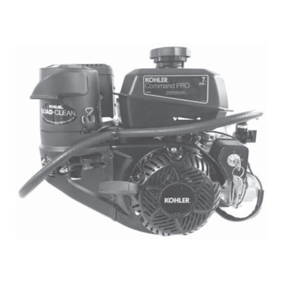 Kohler Command PRO CH270TF Owner's Manual Supplement