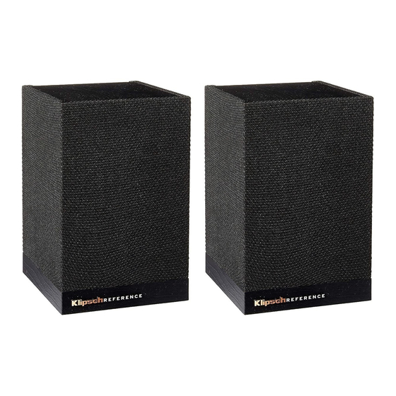 Klipsch SURROUND 3 Quick Start Manual