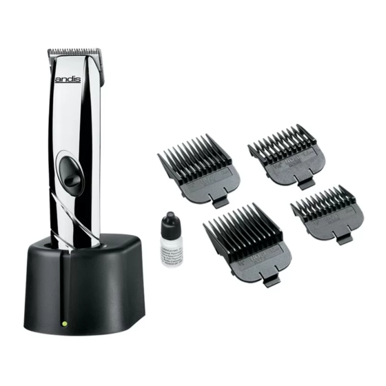 Andis D-4 Quick Manual