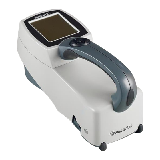 HunterLab MiniScan EZ Supplemental Manual