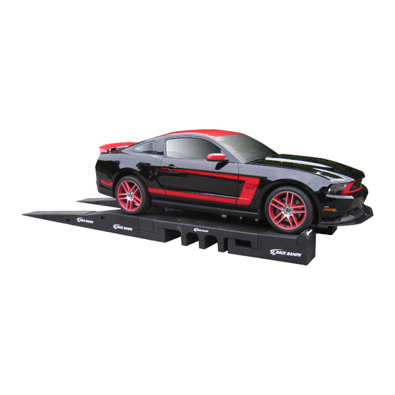 Race Ramps Portable Pit Stop Ramp Instructions Manual