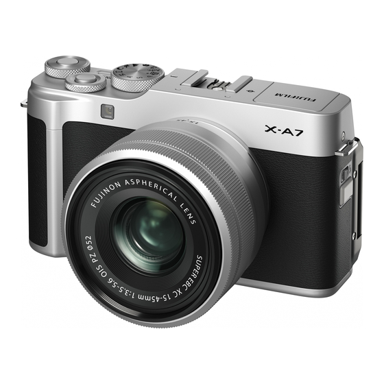 FujiFilm X-A7 New Features Manual