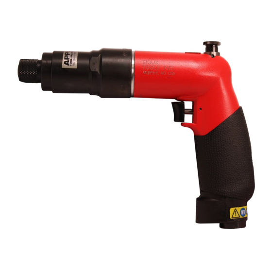 Sioux Tools SD9APB Series Instructions Manual