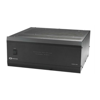 Crestron CNAMPX-12X60 Operation Manual