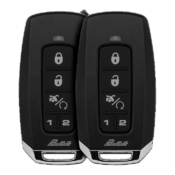 User Manuals: Voxx Pursuit PR5BZ Security Remote Start