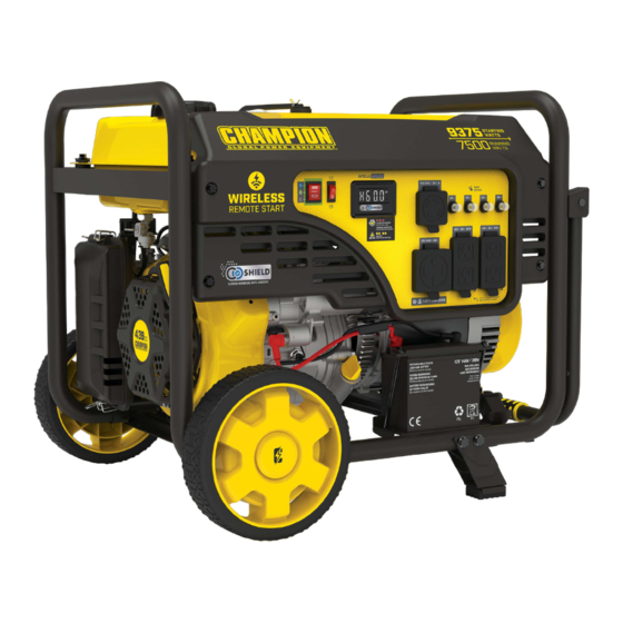 Champion Power Equipment 201182 Troubleshooting