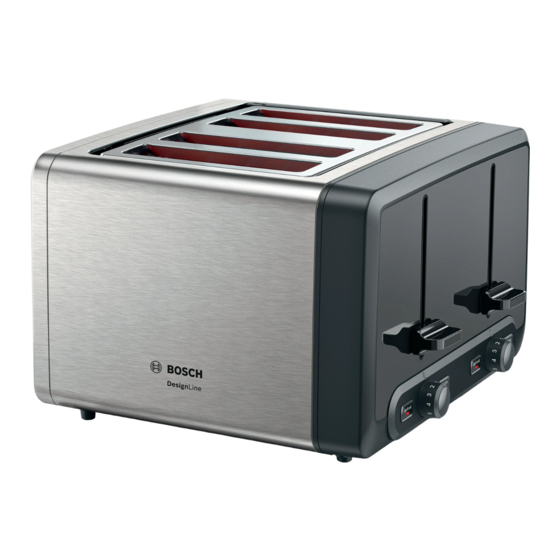 Bosch DesignLine TAT4P44 GB Series Information For Use