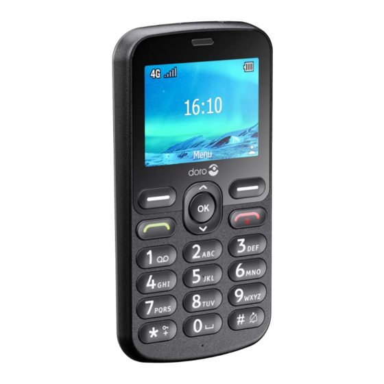 User Manuals: Doro 1881 4G Mobile Phone