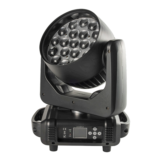 Flash DJ MH-WASH LED 1915 ZOOM v2203 User Manual