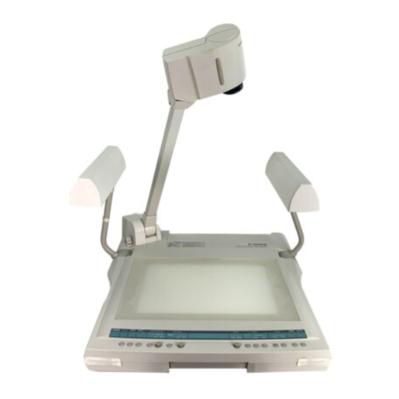 Canon 450X - RE Document Camera Instruction Manual