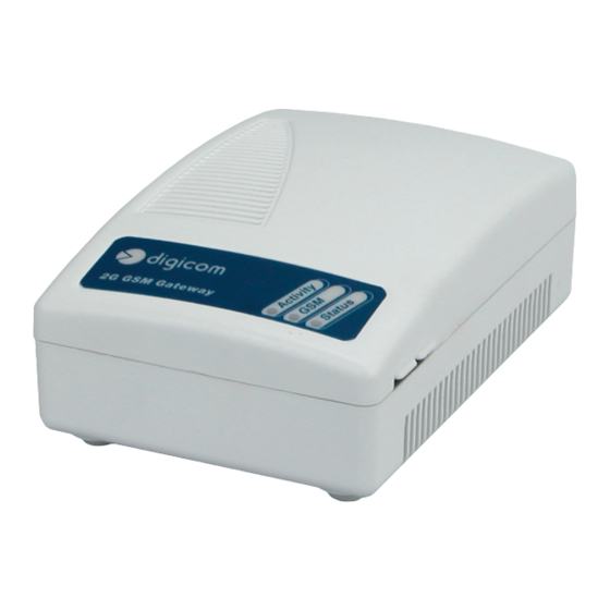 Digicom 2G GSM Gateway Voce User Manual