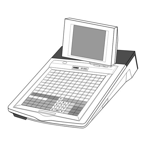 Casio QT-2000 Service Manual