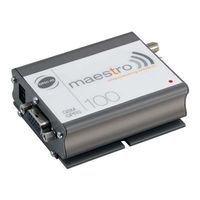 Maestro GSM100 Quick Manual