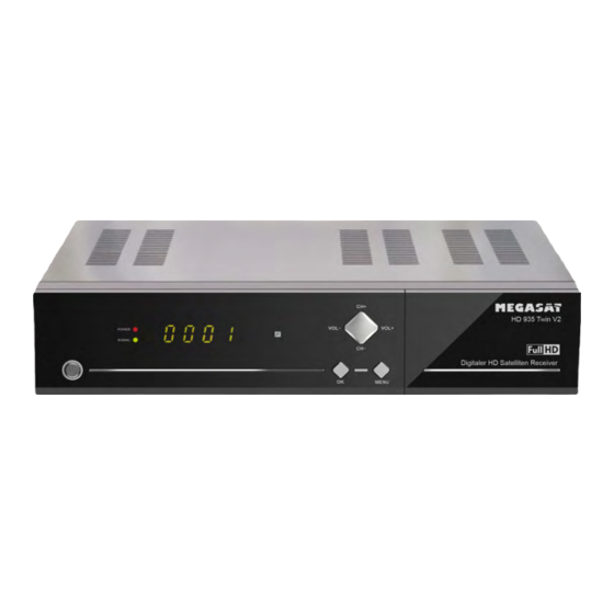 Megasat HD 935 Twin V2 User Manual